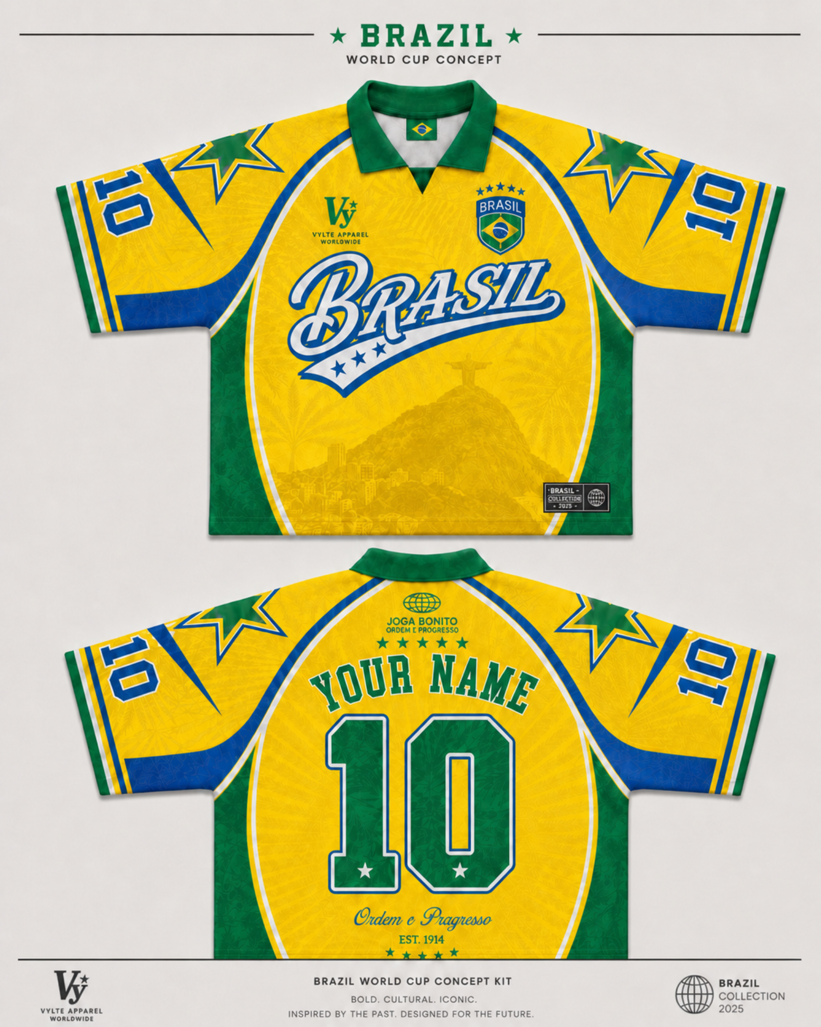 Vylte Brazil Retro Jersey
