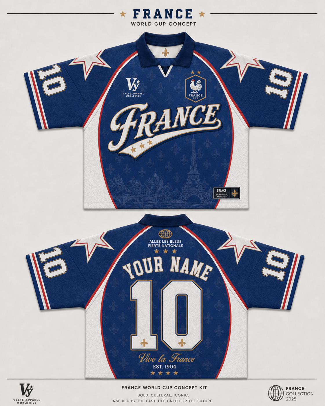 Vylte France Retro Jersey