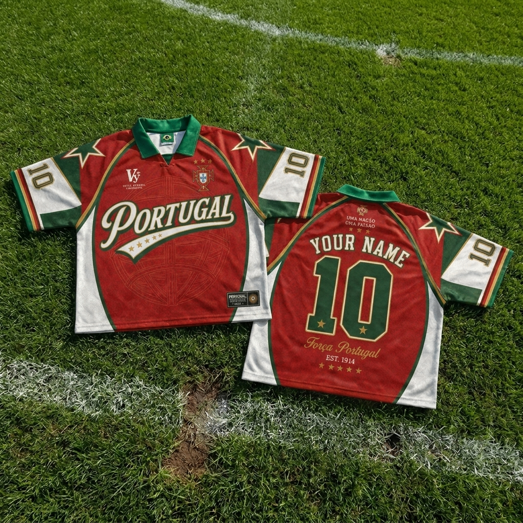 Vylte Portugal Retro Jersey on field