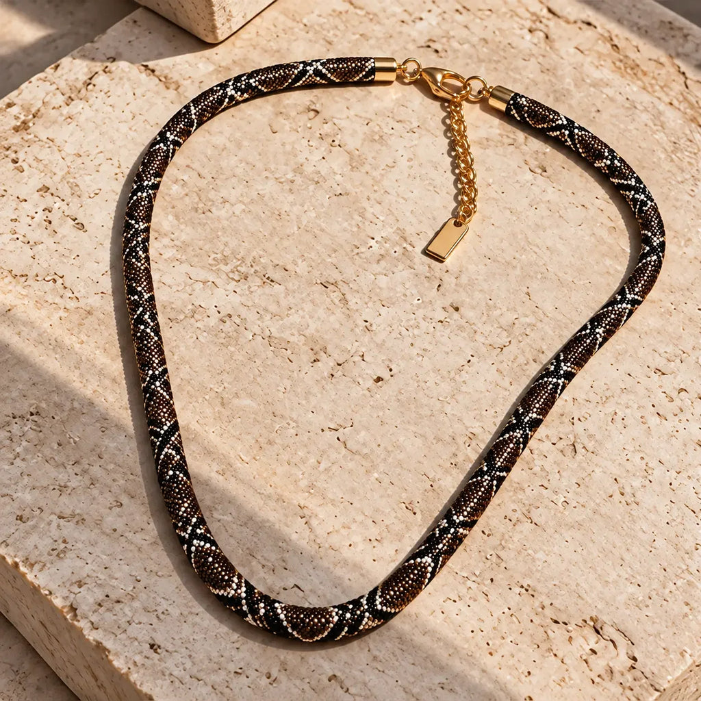 Serpent necklace full product view