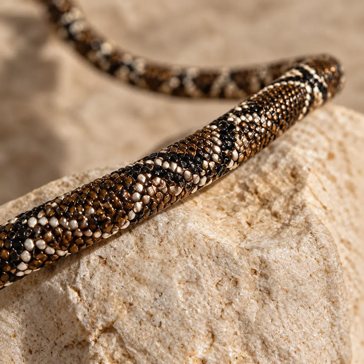 Serpent pattern close-up