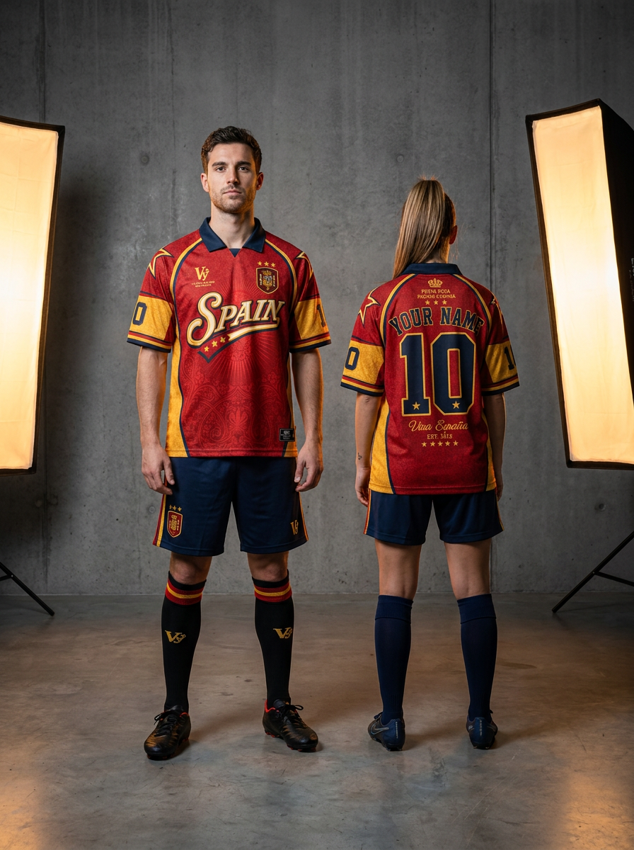 Vylte Spain Retro Jersey — studio